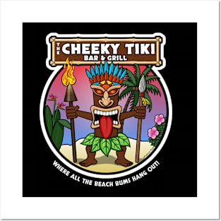 The Cheeky Tiki Bar & Grill Posters and Art